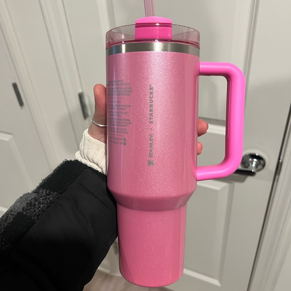 Pink Starbucks x Stanley 40oz
